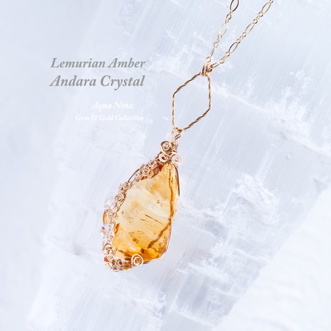 【アンダラクリスタル】Lemurian Amber Andara Crystal 《一点物・送料無料》♡寅年寅月寅日・獅子座満月・ダブル吉日特別制作♡