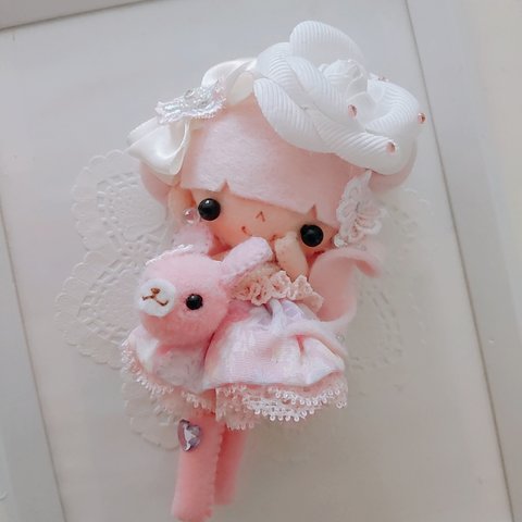 ポシェットDoll🎀ドールチャーム♡ドール♡フェルト♡