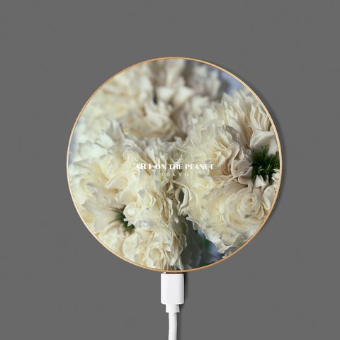 Mobile Battery #062 <white flower>