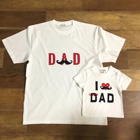 パパと息子お揃いTシャツ★父の日のプレゼント★2枚セット