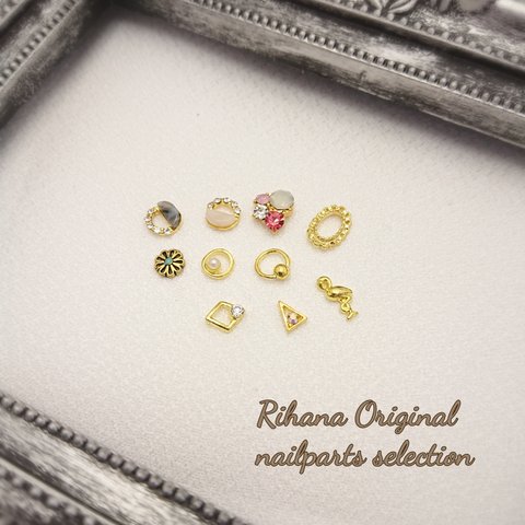 Rihana Original nailparts selection【E-137】