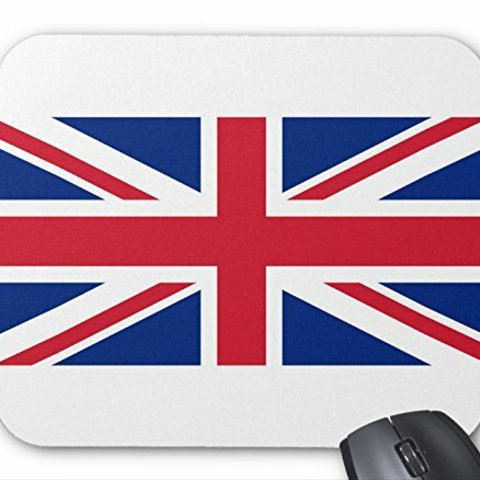 イギリス国旗、ユニオンジャックのマウスパッド ：フォトパッド（ 世界の国旗、軍旗シリーズ ） (B)