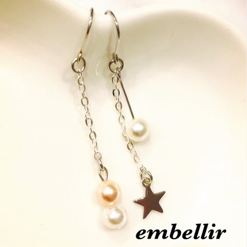 sale ☆ 星 のピアス 