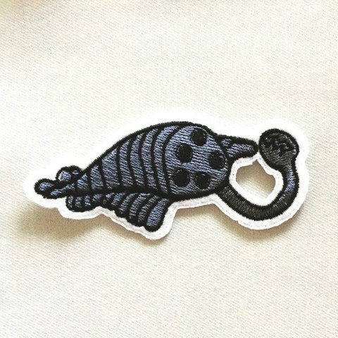 刺繍ワッペン■オパビニア■古生代のいきもの