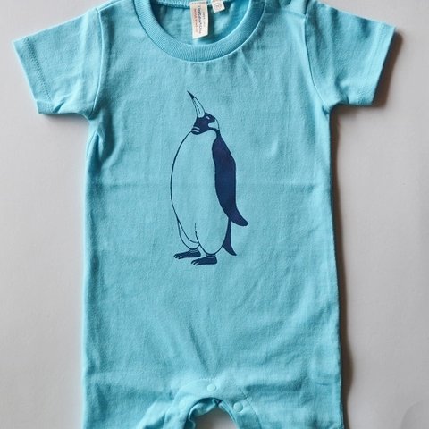 ペンギン　ベイビー　ロンパース　赤ちゃん衣類