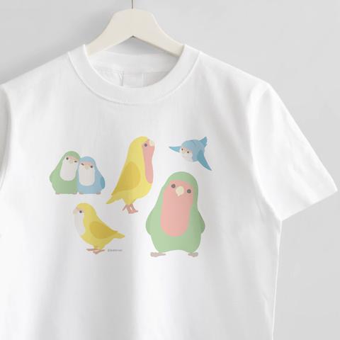 Tシャツ（Simple / コザクラインコ）