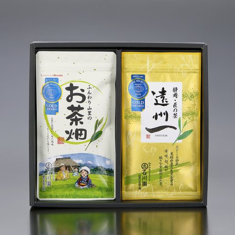 石川園１番、２番人気のお茶セット