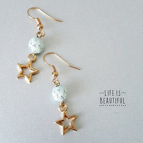 【4color2type】星のピアス