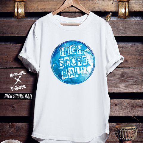 バスケTシャツ「HIGH SCORE BALL」