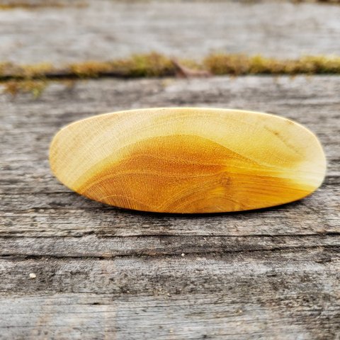 苦木の中～小サイズのバレッタ、木製バレッタ