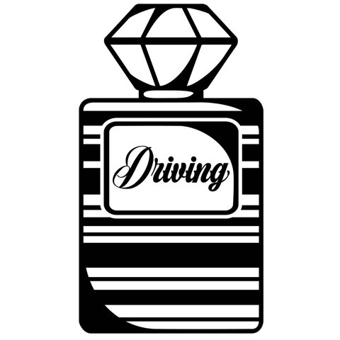 カッティングシート 香水 driving ストライプ カー ステッカー