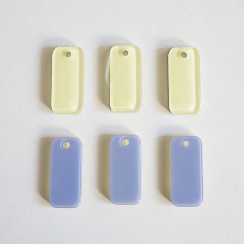 import【10個】Acryl charm＊リバーシブルアクリルチャーム＊アクリルビーズ