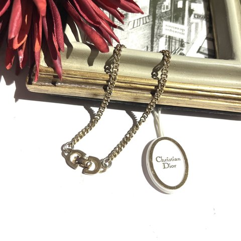 1112 ディオールCD VINTAGE   bracelet Christian Dior ブレスレット　ヴィンテージ　　アンティーク  クラシカル　ミニ　クリップ　カジュアル　メンズ