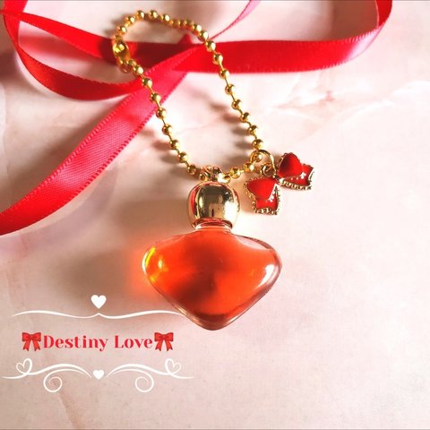 縁結び🎀運命の赤い糸🎀❤Destiny Love❤メモリーオイルアミュレットチャーム♡ *:✽゜
