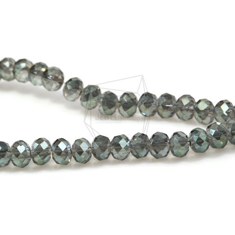 GLA-103-G【100個入り】クリスタルロンデルビーズ,Faceted Crystal Rondelle Bead