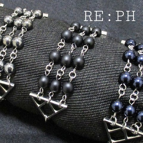 RE:PH Bracelet "Dark"シリーズ ブラック