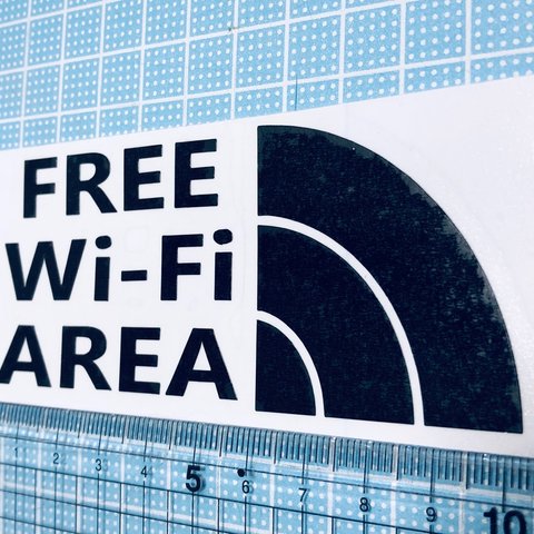  FREE Wi-Fi AREA ステッカーB