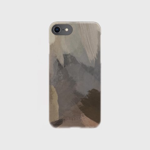 【iPhone 6/6s/7/8ケース】brown paiting