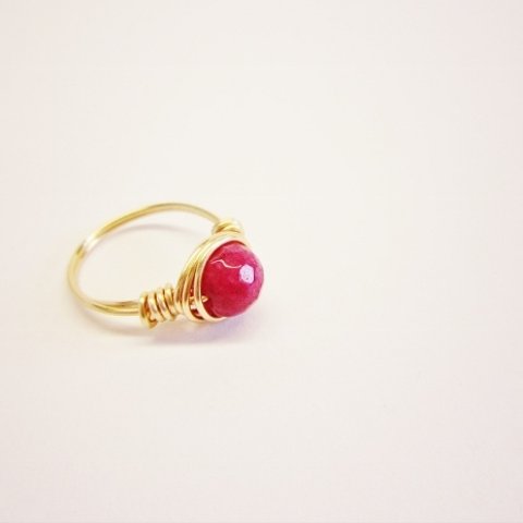 さくらんぼ　Wire　Ring