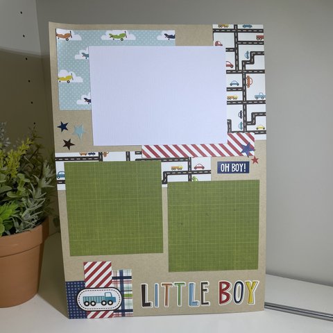 little boy A4スクラップブッキング完成品