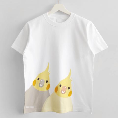 Tシャツ（SMILE BIRD / オカメインコ）