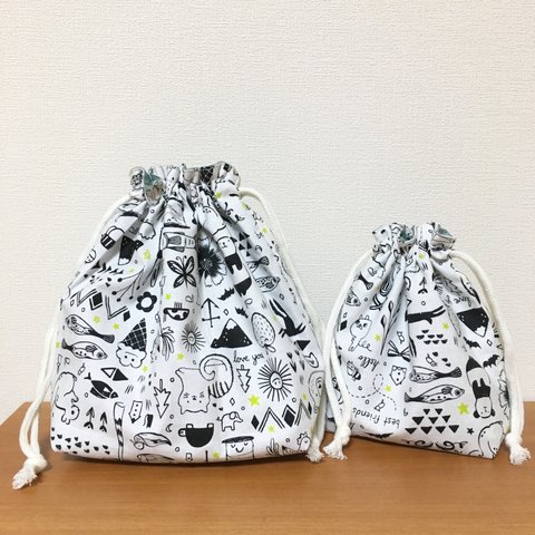 1点限定☆かわいいお弁当袋とコップ袋セット