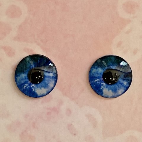 ドール用アイチップ 14mm  宇宙【F003】