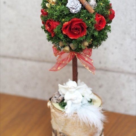 クリスマスのトピアリー