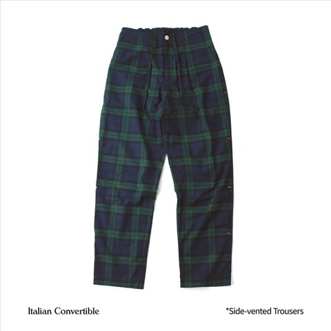 Italian Convertible-Side-vented Trousers サイドベント パンツ