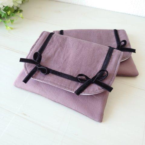 purple.くすみカラー 撥水加工の2way移動ポケット