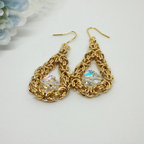 『Wrapping Gold』 チェインメイルピアス