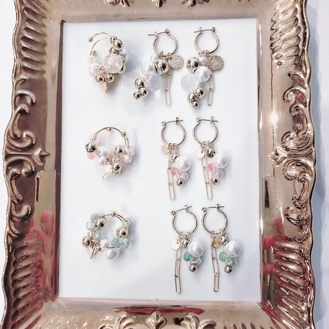 ❥❥ウォータードロップピアス(画像右側)