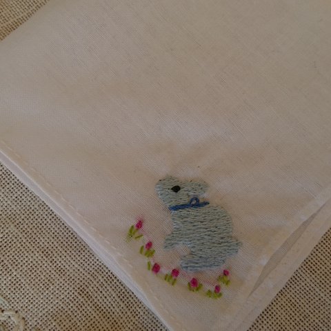 ハンカチ 刺繍