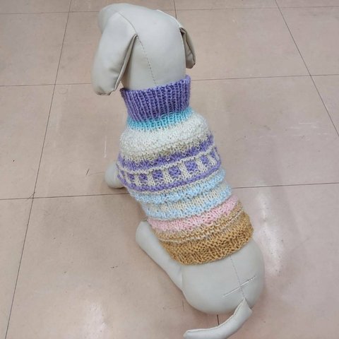 エコセーター　送料無料！№655　犬のセーター　おパンツカット用ショートセーター