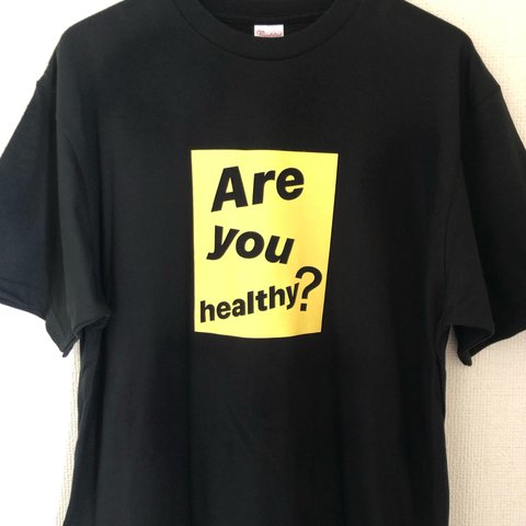 Are you healthy? ビッグTシャツ  、オーバーサイズTシャツ、プリントTシャツ