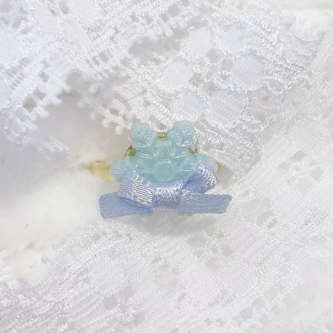 ❄️雪の結晶リング❄️