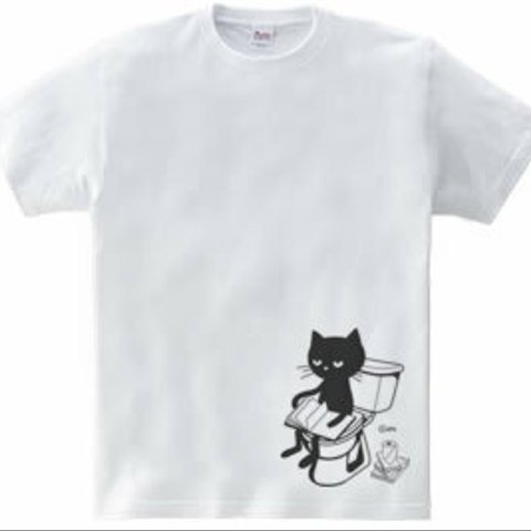 トイレとねこ　WM～WL•S～XL Tシャツ【受注生産品】