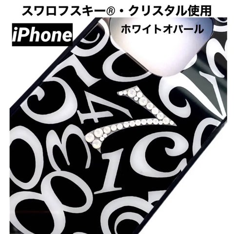 【スワロフスキー®・クリスタルを使用】iPhone強化ガラスケース　iPhone14 スクエア　14pro max 14 plus SE3 SE2 13 13pro max  管理BS-ス