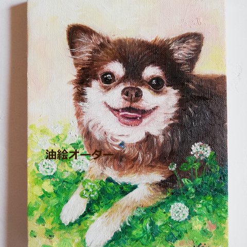 💛犬ねこ油絵オーダー💛わんちゃん猫ちゃんの油絵(原画)作品掲載OKの方用