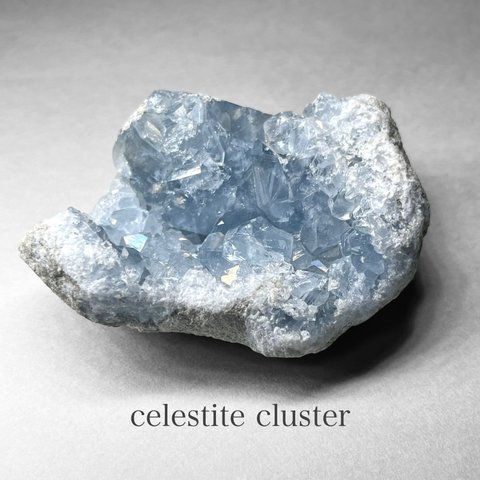 Celestite cluster / セレスタイトクラスター F