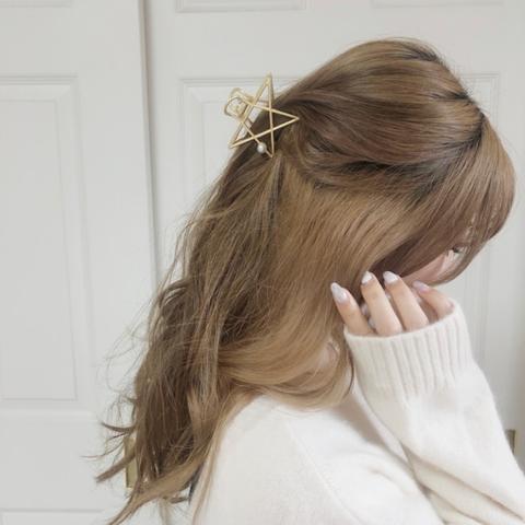 star pearl hair clip