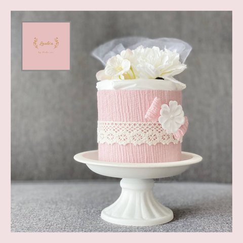 再販4♡大切な家族であるペットへの贈り物に♡ペットシーツケーキ♡ホワイトフラワー・プリンセス