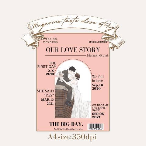 Magazine taste Love story