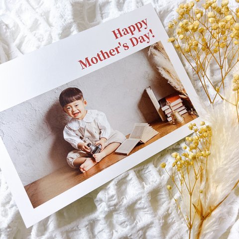 A5【D横型】母の日 カレンダー お母さん お義母さん ママ プレゼント ポスター オリジナル 写真