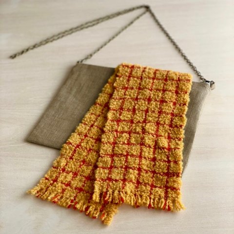 琉球カラーの飾り布 ショルダーバッグ