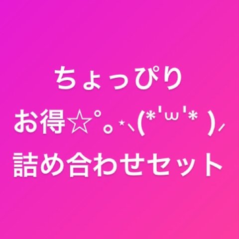 限定！お得な4点セット＊詰め合わせ＊