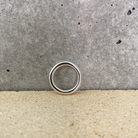 maru.ring/silver 鏡面 おしゃれ 3.0mm幅 シルバー925 RING 指輪 シンプル アクセサリー