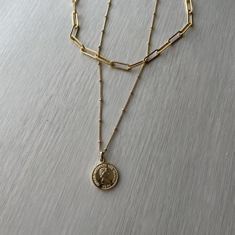 chain necklace (C) gold