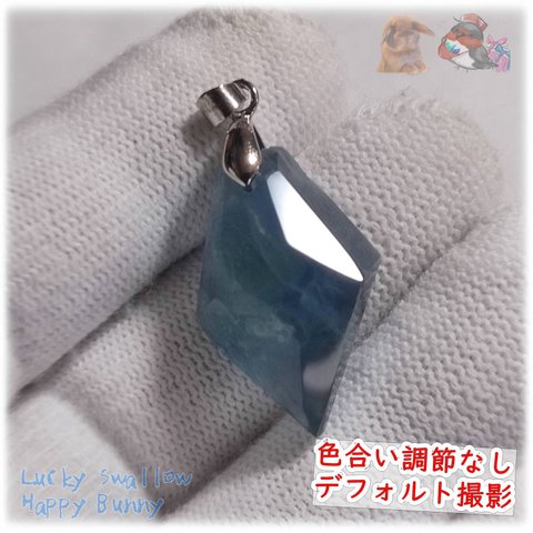 🌟 不思議色 フローライト ネックレス ペンダント アクセサリー 蛍石 fluorite No.5393