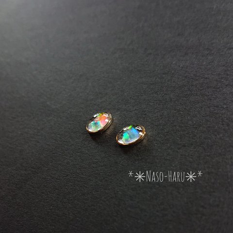 【再販】小粒オパールのピアス/イヤリング